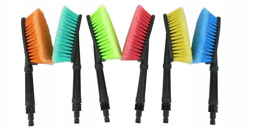 SZCZOTKA DO MYCIA SAMOCHODU AUTA BASENU ROWERU Z ZAWOREM