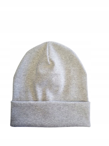 Czapka prążkowana Maja GRISA szara 56