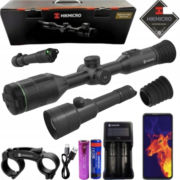 Zaměřovač pro noční vidění Hikmicro Alpex 4K Noxar Dir Pro V2 850/940 nm 4V1