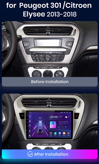 Radio nawigacja Android Peugeot 301 Citroen Elysee