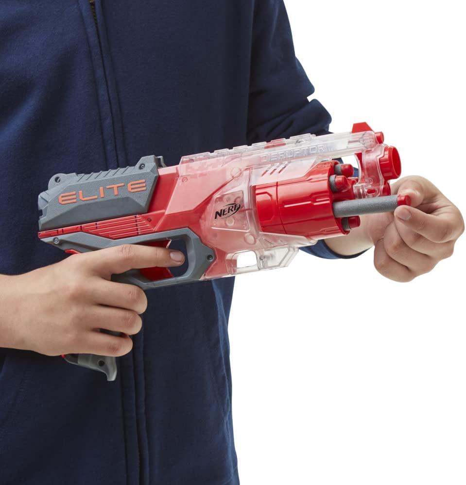 Wyrzutnia NERF ELITE DISRUPTOR TRANSLUCENT RED Marka NERF