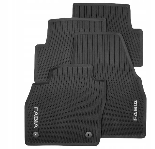 Nové originální koberce pro Škoda Fabia, přední i zadní část