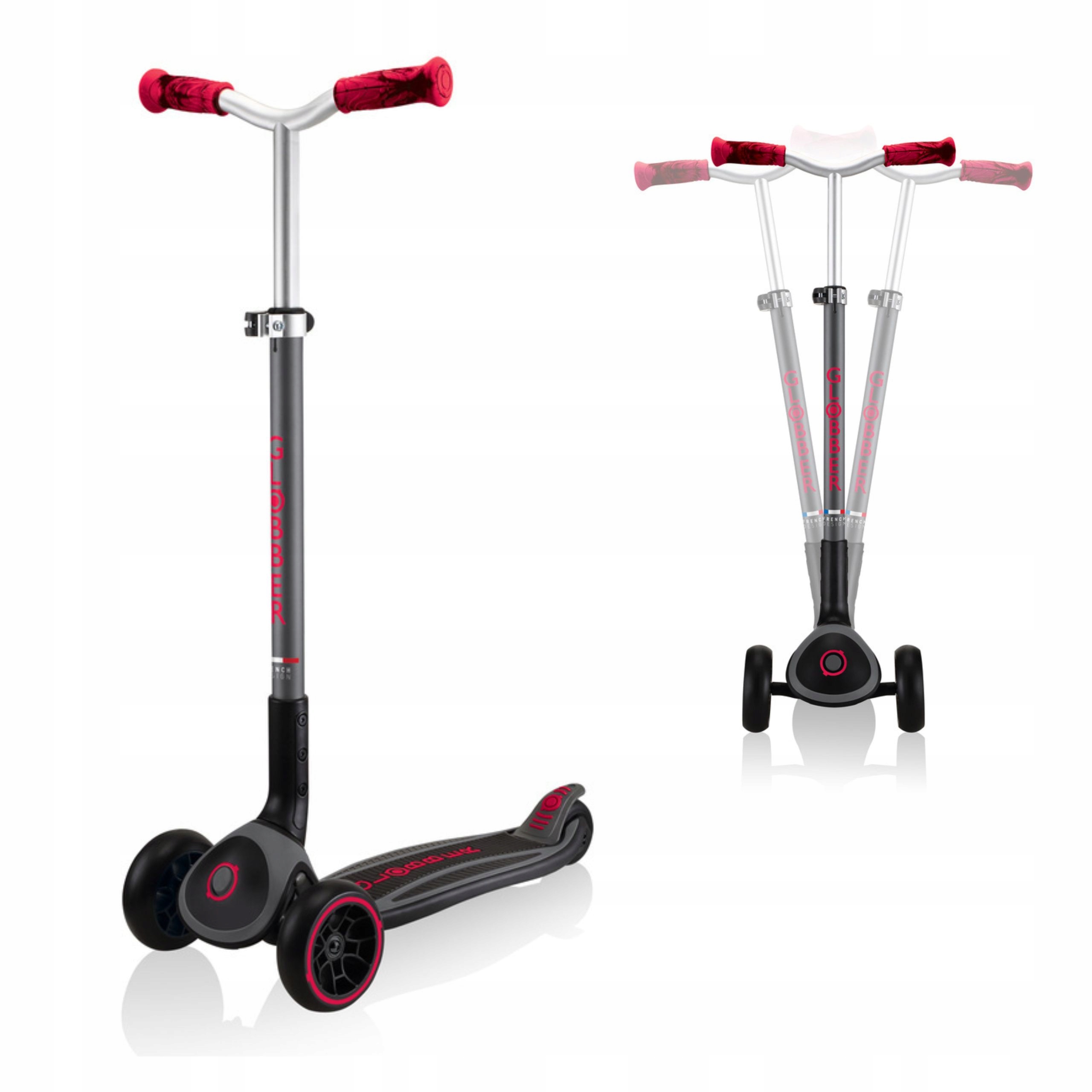 Odolná koloběžka pro dítě, nastavitelná, skládací, 3 kolečka Globber Master