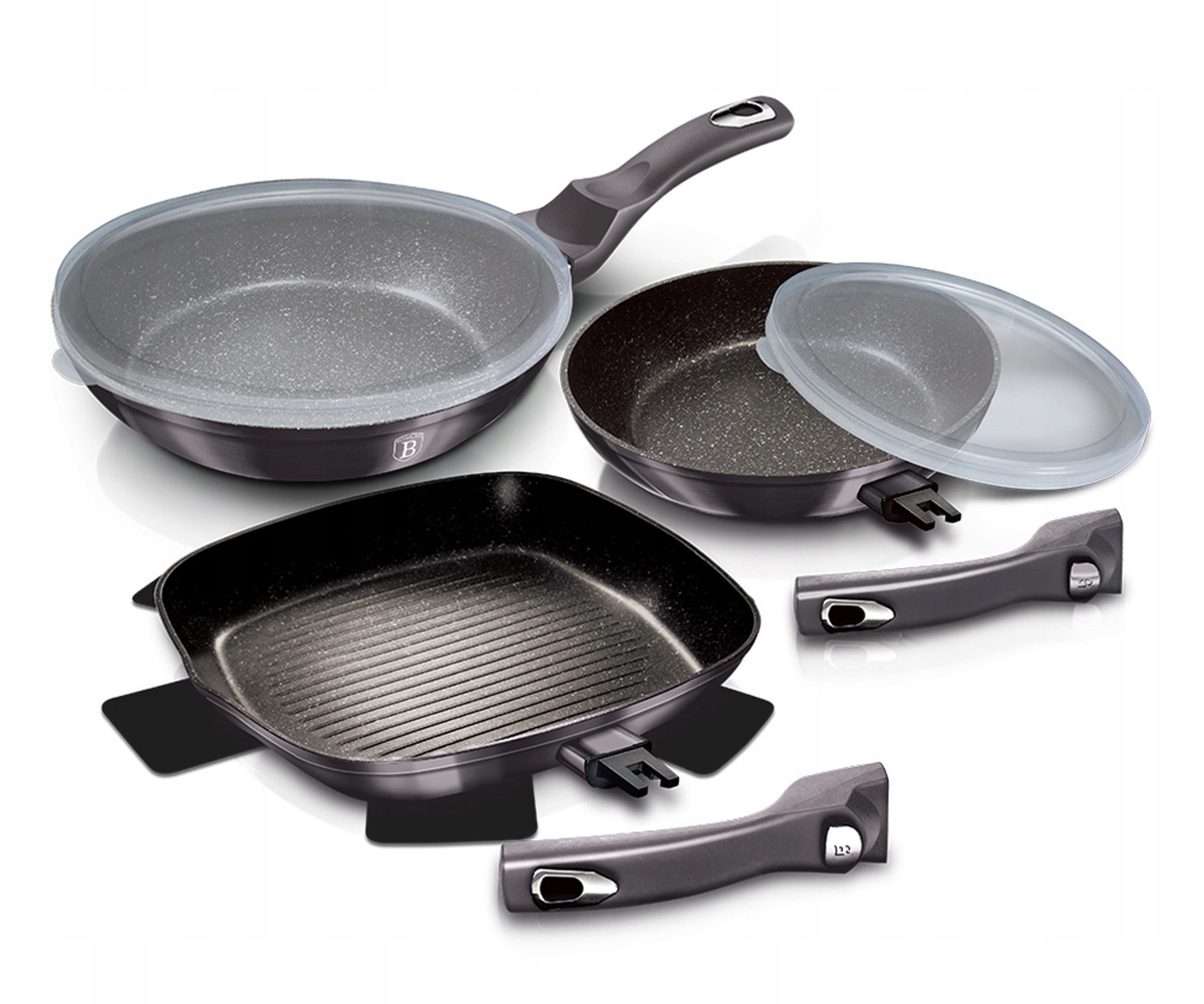 Sada 3 Granitových Panvíc Berlingerhaus BH-7048