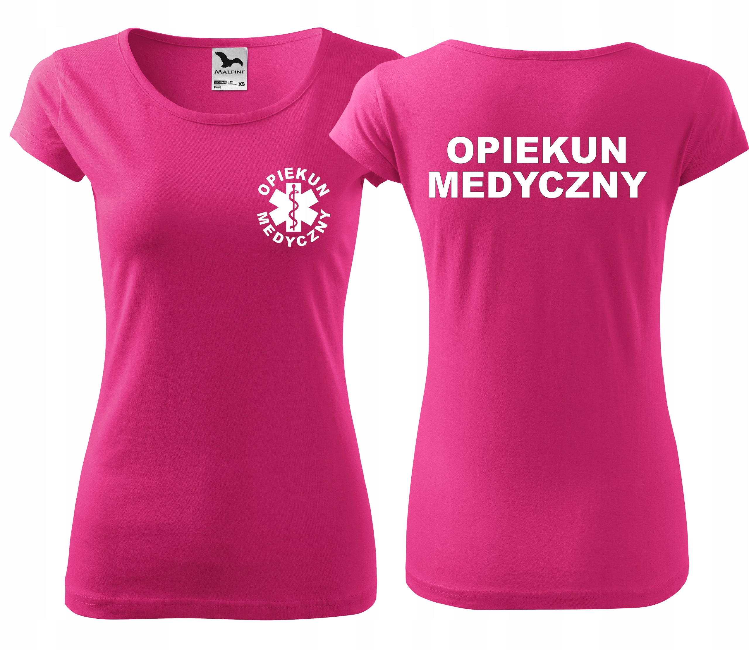 

koszulka Opiekun Medyczny eskulap z nadrukiem XL