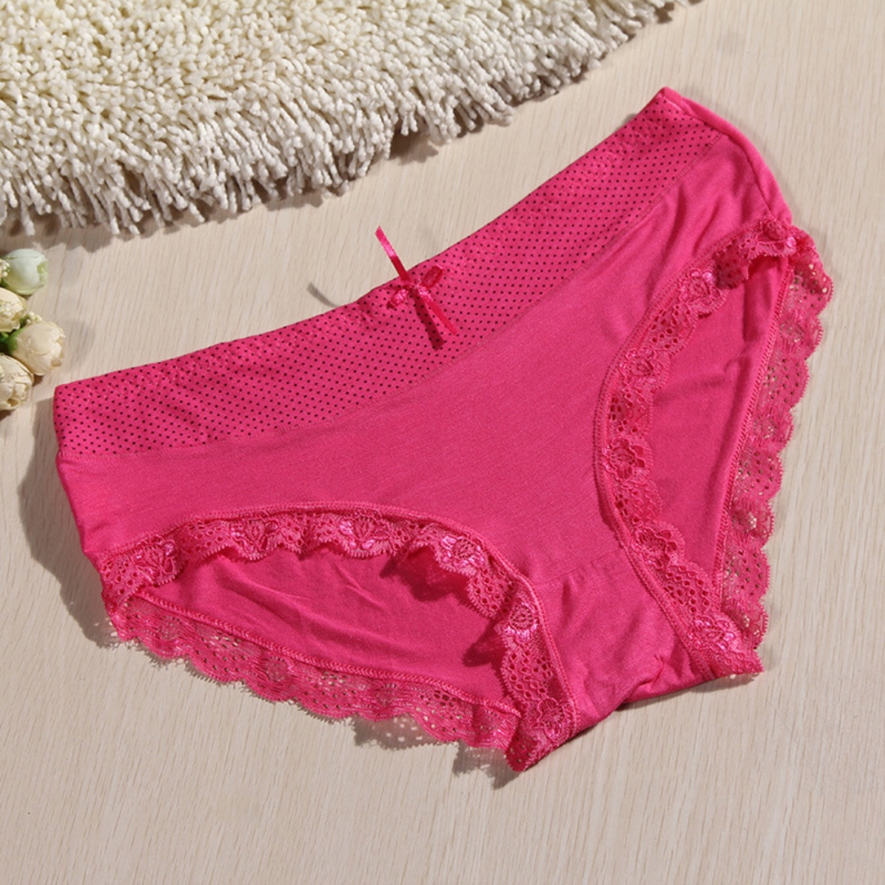 6-PAK MAJTKI BAMBUSOWE FIGI DAMSKIE KORONKA ZESTAW Fason Stringi