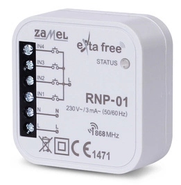 Rádiový 4-kanálový vysílač RNP-01