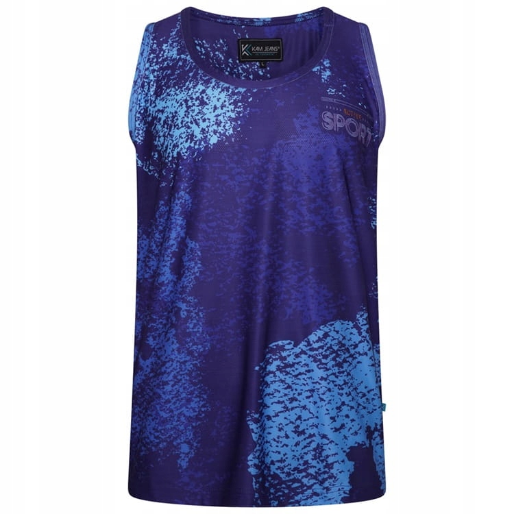 Pánské tréninkové Tričko Kam velikosti L modré