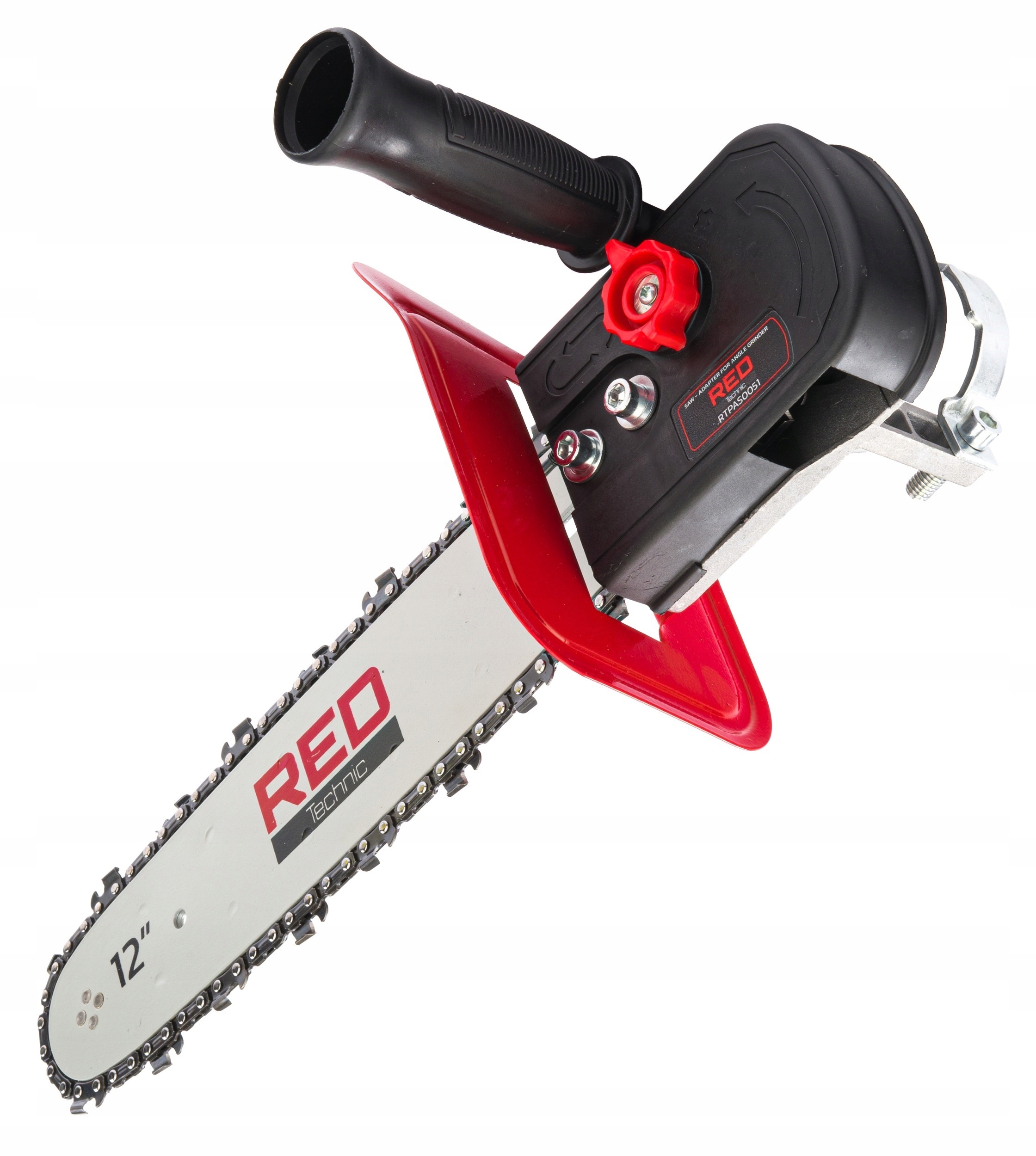 PRZYSTAWKA PIŁA ŁAŃCUCHOWA ADAPTER DO SZLIFIERKI KĄTOWEJ 12" Z UCHWYTEM Producent prowadnicy inny