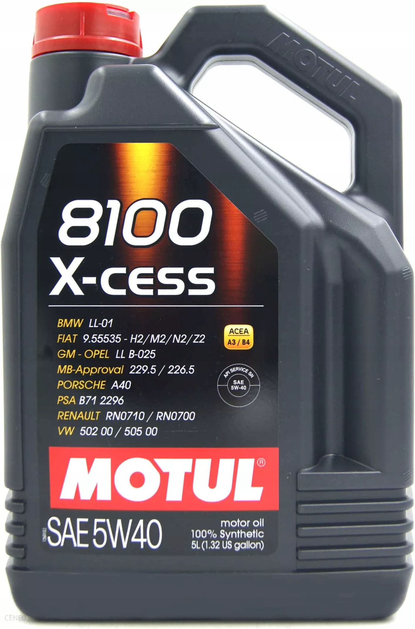 

Olej Motul 8100 X-cess 5W40 A4/B4 5L
