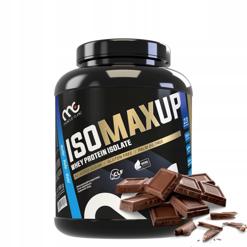 Iso Max Up Muscle Clinic 700 g Isolat Wpi Clf Bromelain Cappuccino
