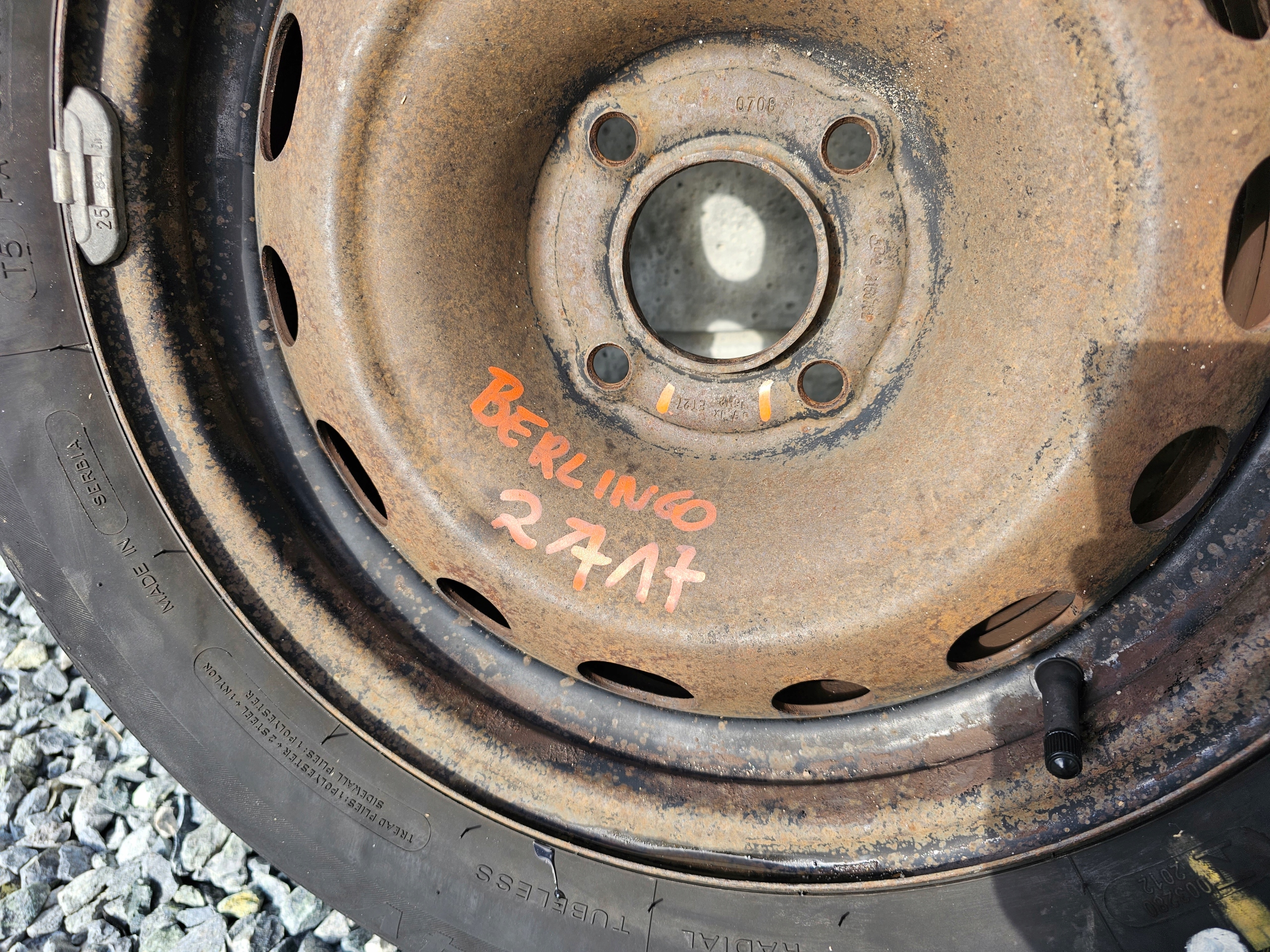 KOŁO ZAPASOWE DOJAZDOWE 4X108 ET27 PARTNER BERLINGO III 08- # 2717 Marka opon Kormoran