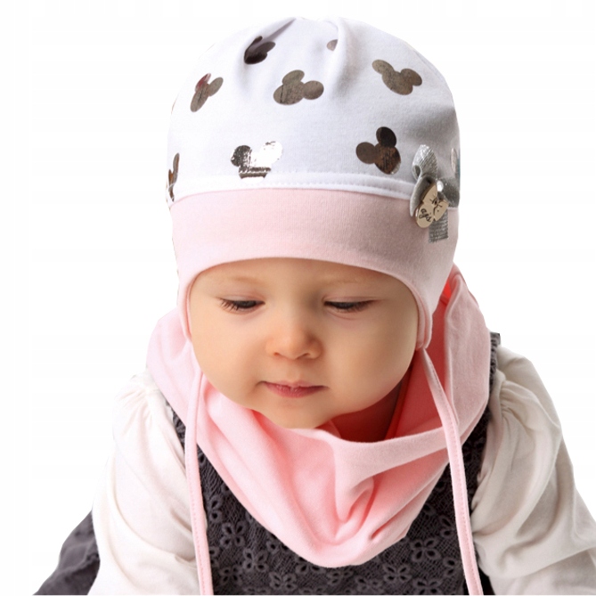 

Czapka Dla Dziewczynki Wiązana kolory r 44 46