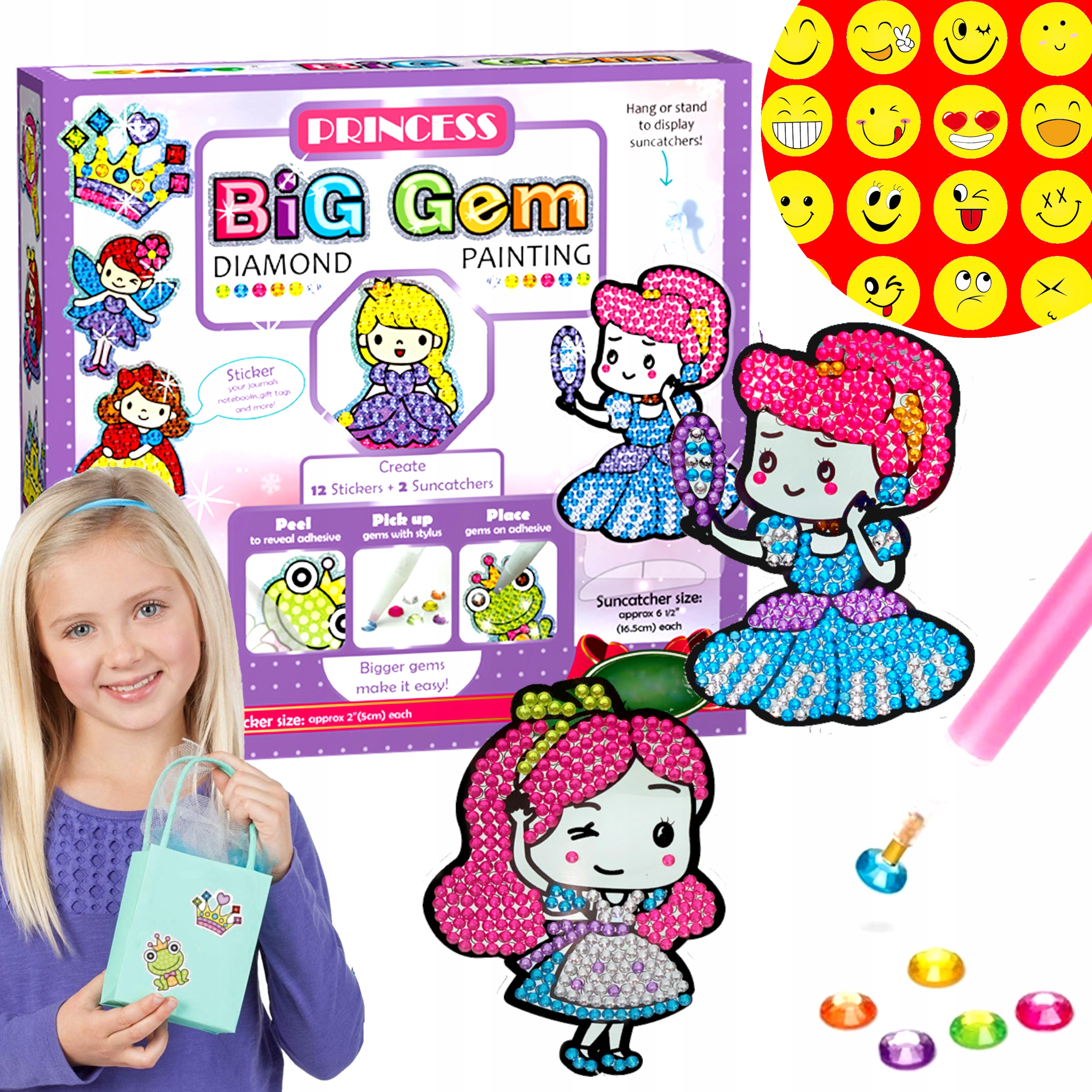 MOZAIKA DIAMENTOWA HAFT DO WYKLEJANIA DIAMENCIKAMI 5D + GRATIS