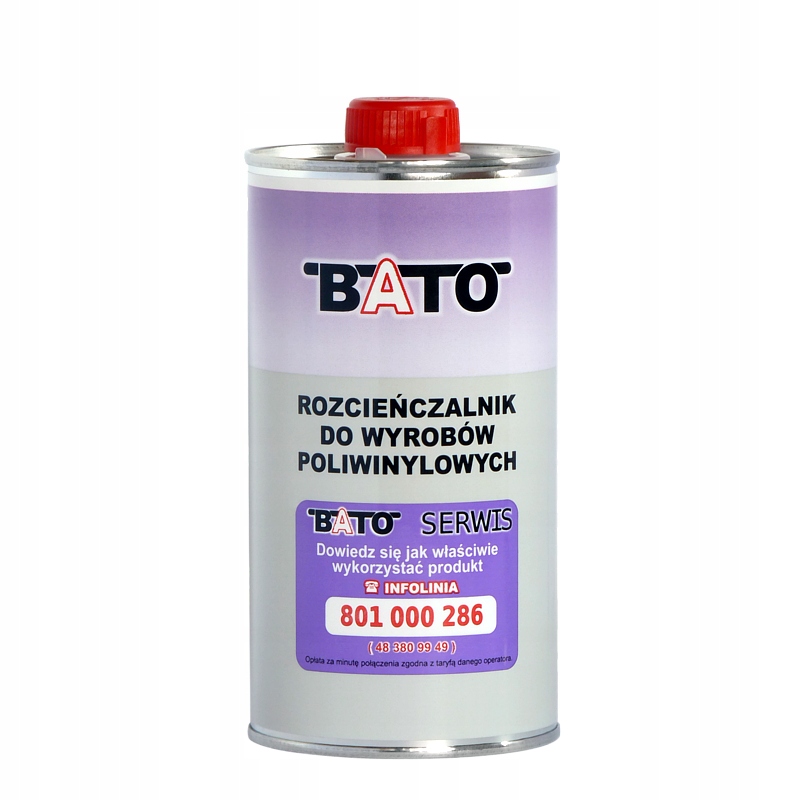 Polski rozcieńczalnik do wyrobów poliwinylowych Bato 500ml 0,5L