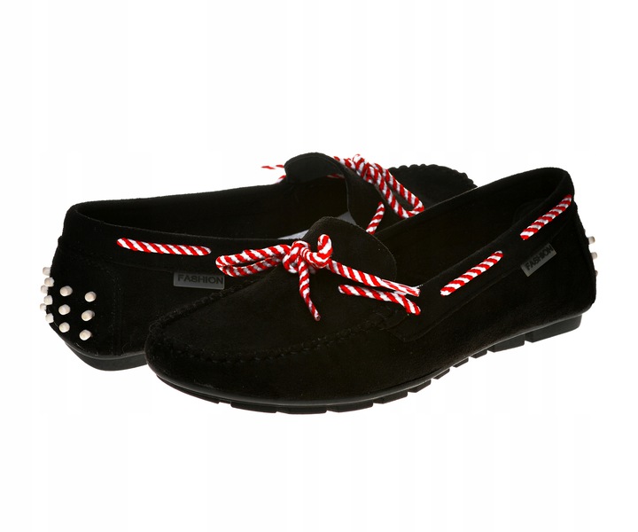 MOKASYNY BALERINY damskie SLIP ON płaskie /MH04-1/ Kod producenta 04-1