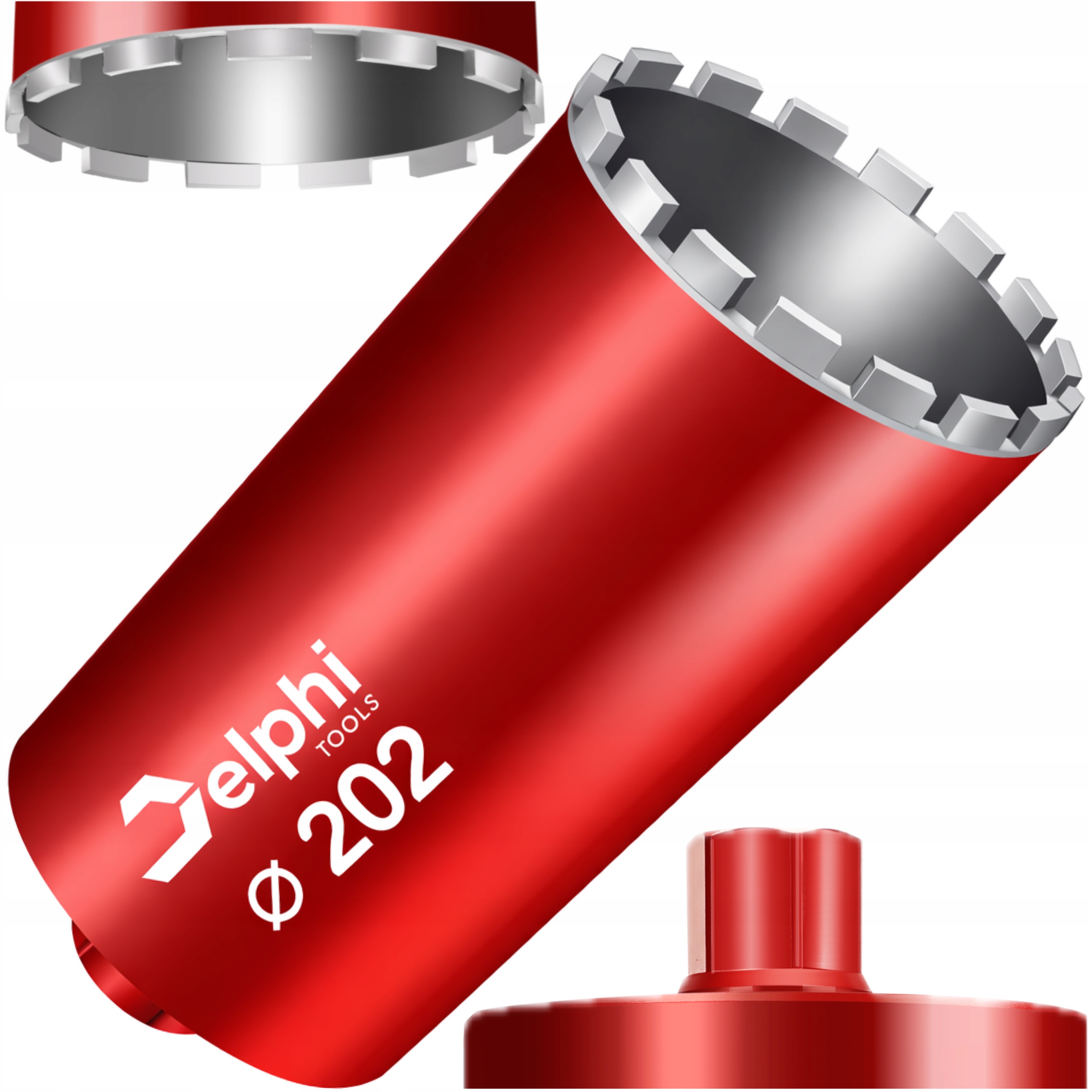 Wiertło Koronowe Diamentowe Do Betonu 202 x 450mm Wiertnica Otwornica