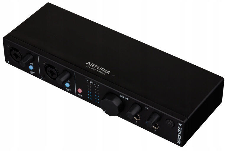 ARTURIA MiniFuse 4 BLACK INTERFEJS AUDIO USB KARTA DŹWIĘKOWA