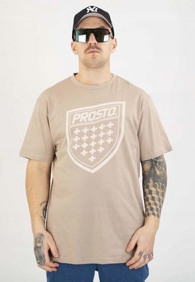 Tričko Prosto Shield béžové