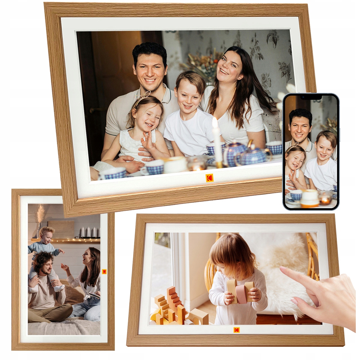 Kodak Fotoramka Cyfrowa ramka Dotykowa zdjęcia filmy 15,6" WiFi