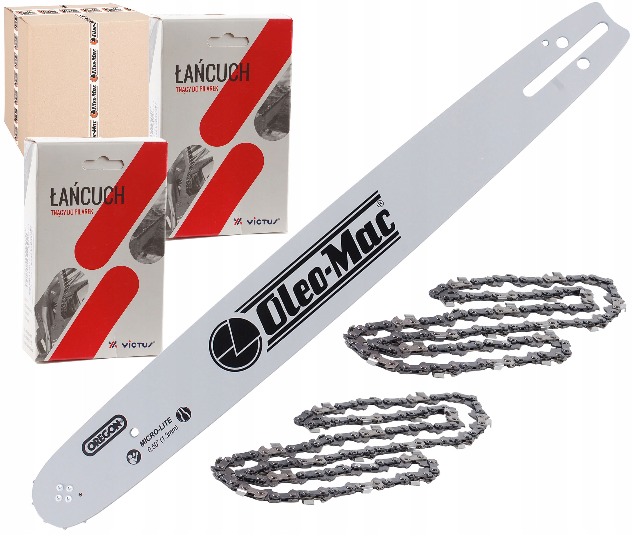 Vodiaca Lišta 2 Reťaze Oleo-mac 51 CM 20'' .325 1,5