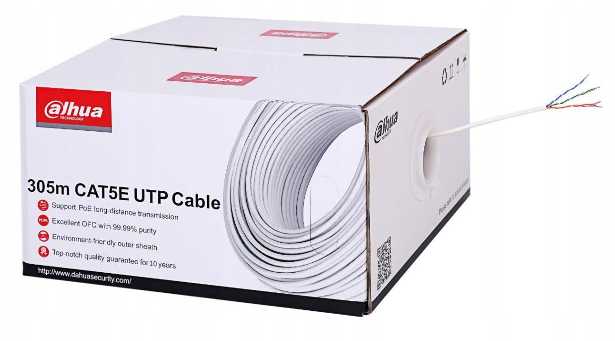 Netienený Lan kábel Pvc 4 páry U/utp 5e 305 m
