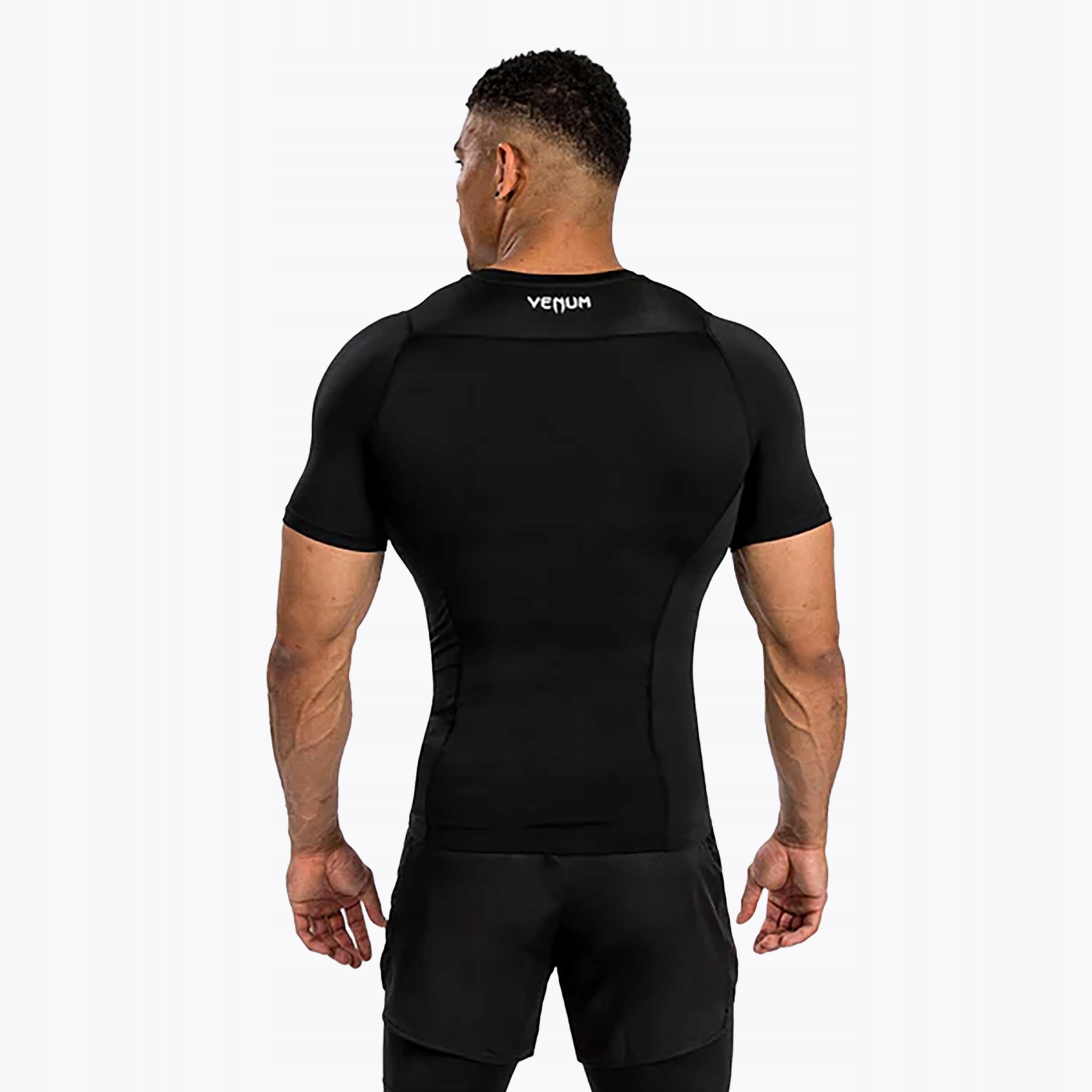 Koszulka męska Venum Attack Rashguard black XL Rozmiar XL