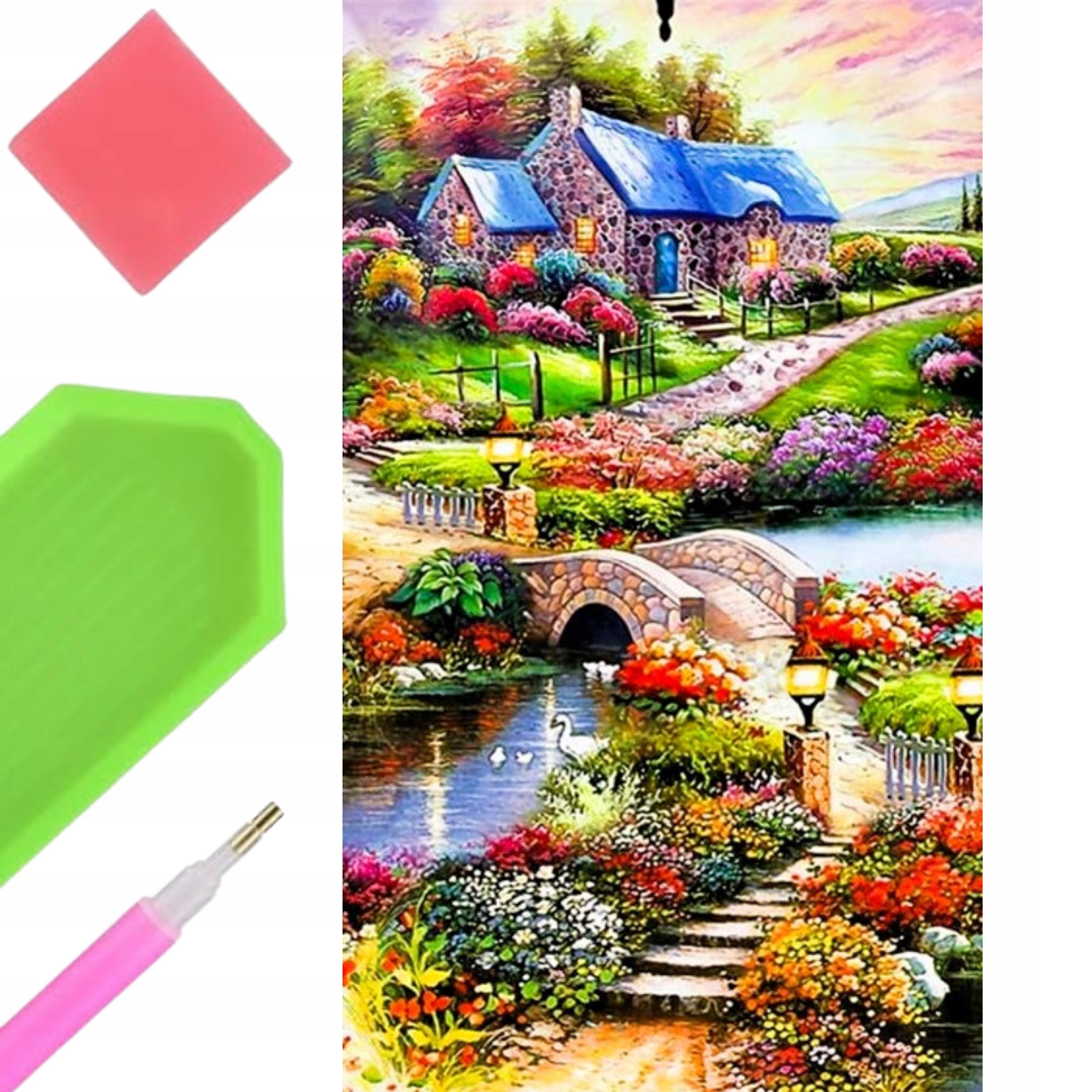 Velká Diamantová Výšivka 80X40 XXL Diamond Painting Mozaika Krajina