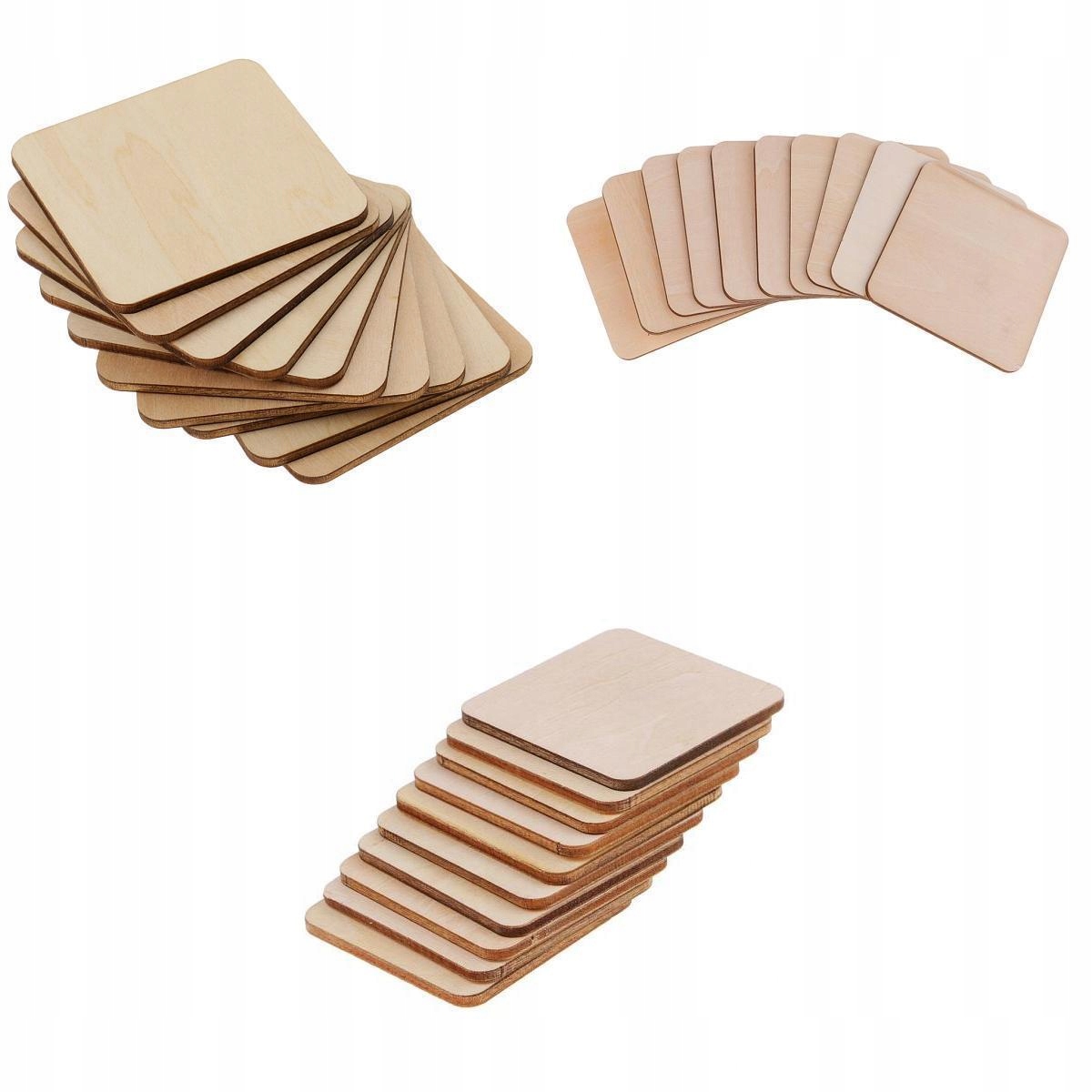 30 sztuk 3 rozmiary (50mm,60mm,80mm) Kwadrat