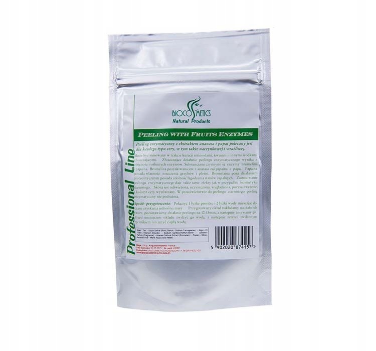 peeling enzymatyczny z papainą i bromeliną