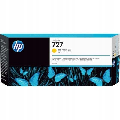 Atramentová náplň Hp 727 Yellow F9J78A 300ml Hp T930 T1530 T2500 2021r. Originál