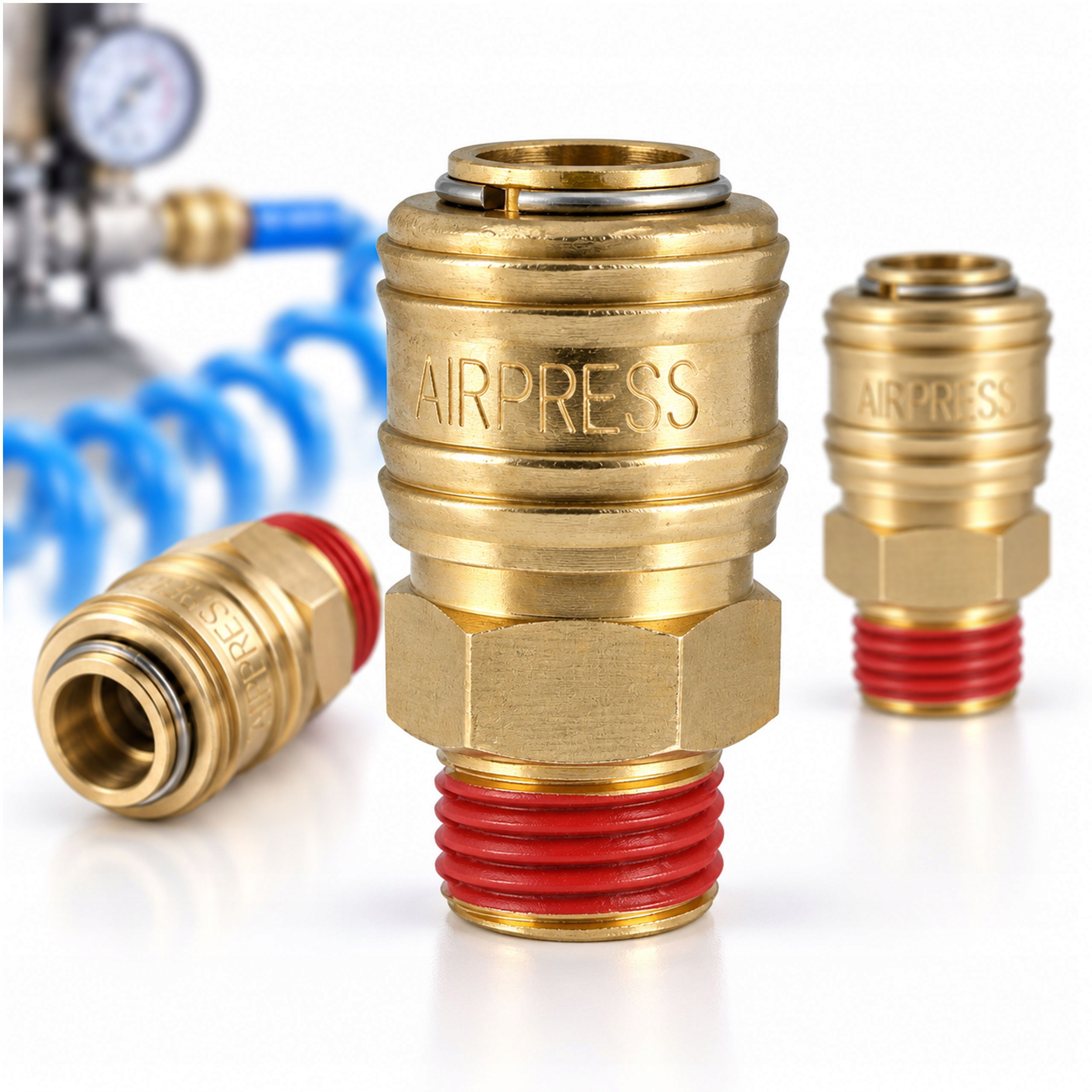 Szybkozłącze Pneumatyczne 3/8'' Euro Gwint Zewnętrzny Airpress 46847