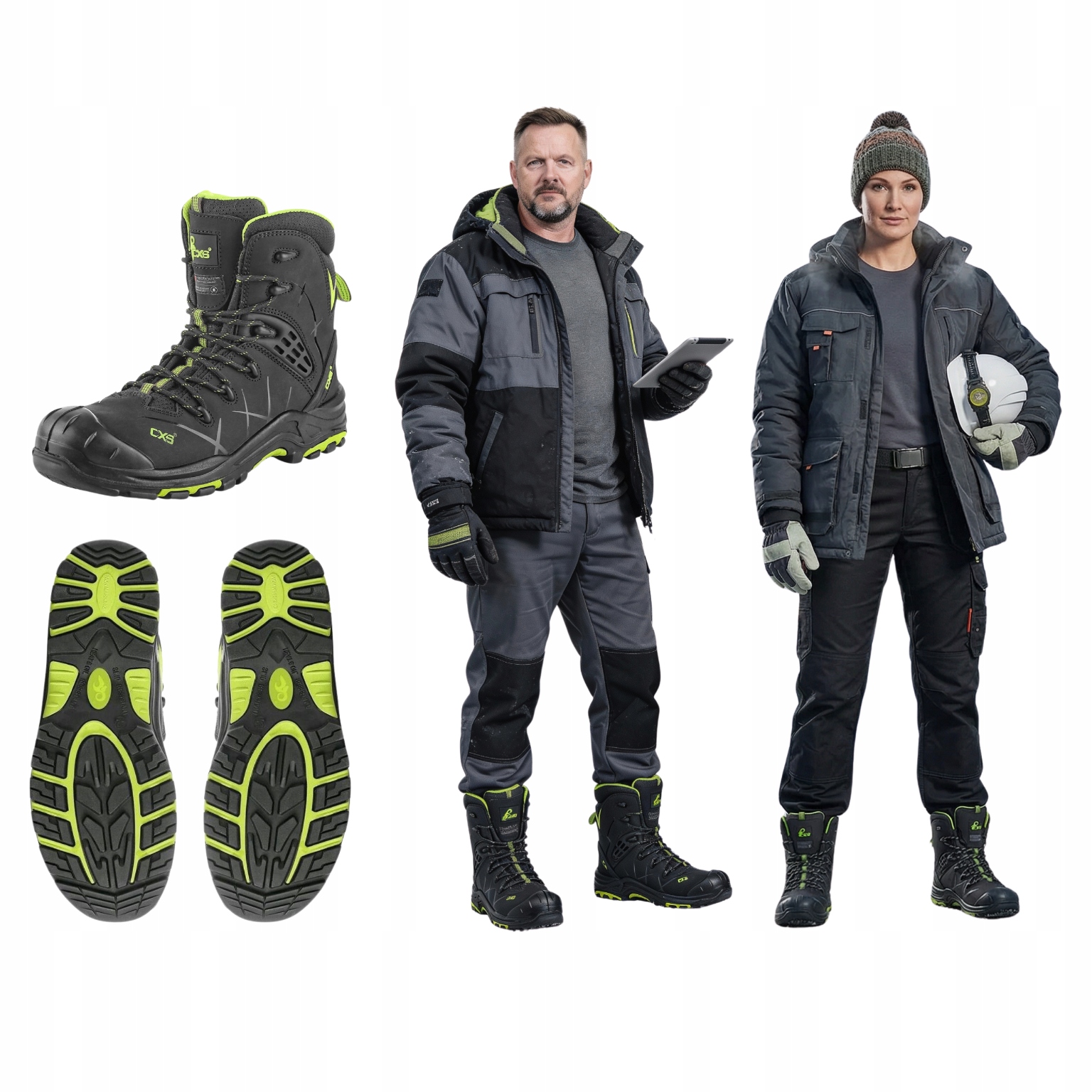 Buty Robocze Zimowe S3 Skórzane Thinsulate Kevlar Wodoodporne Wytrzymałe 46