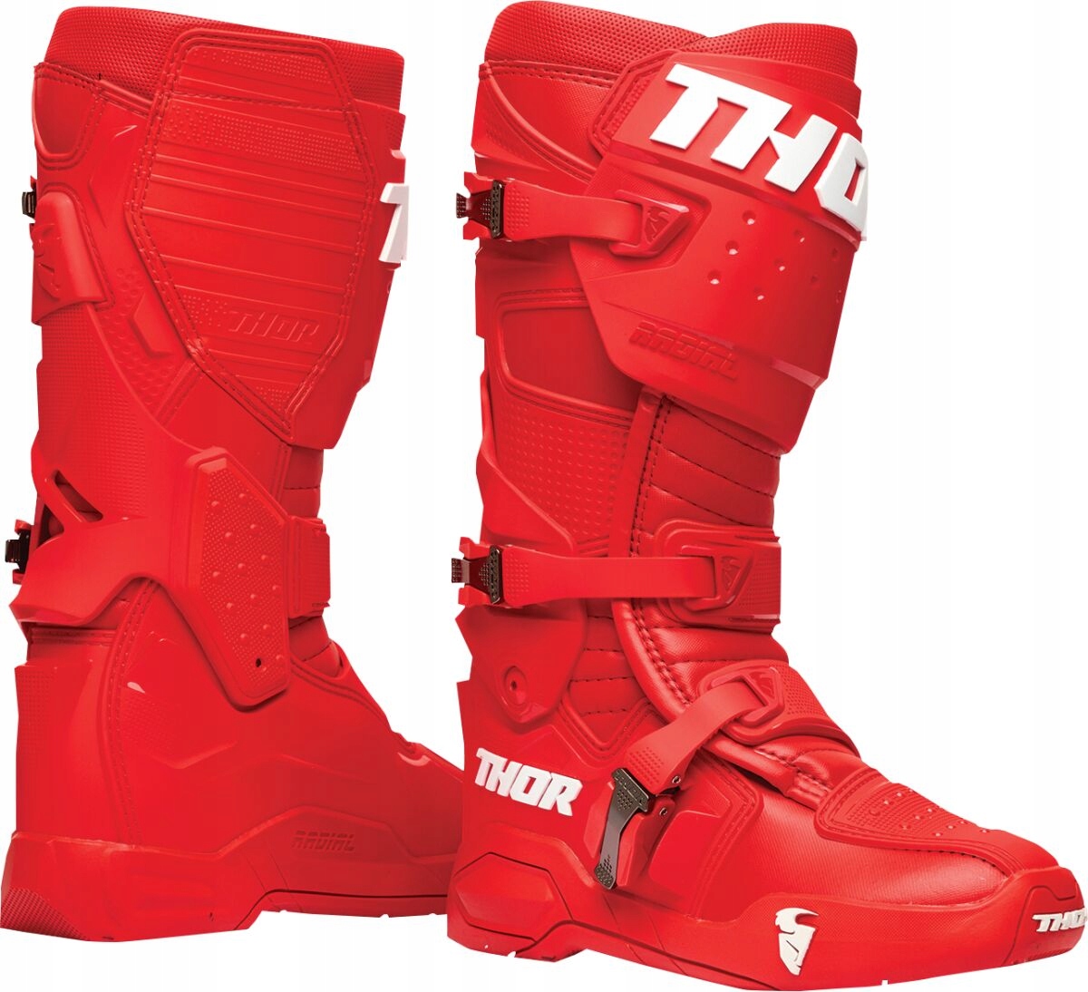 Topánky Thor Off Road Cross Radial Red 42 (8) Štvorkolka Atv Červená