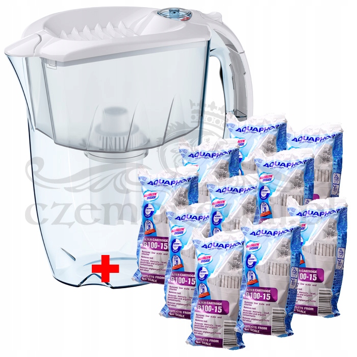 

Dzbanek filtrujący Aquaphor Ideal Biel +10 Classic