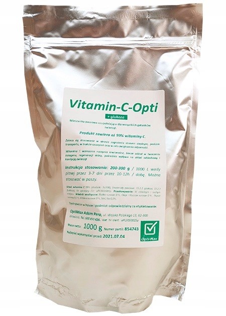 

Vitamin-C-Opti 1 kg Witamina C dla bydła drobiu