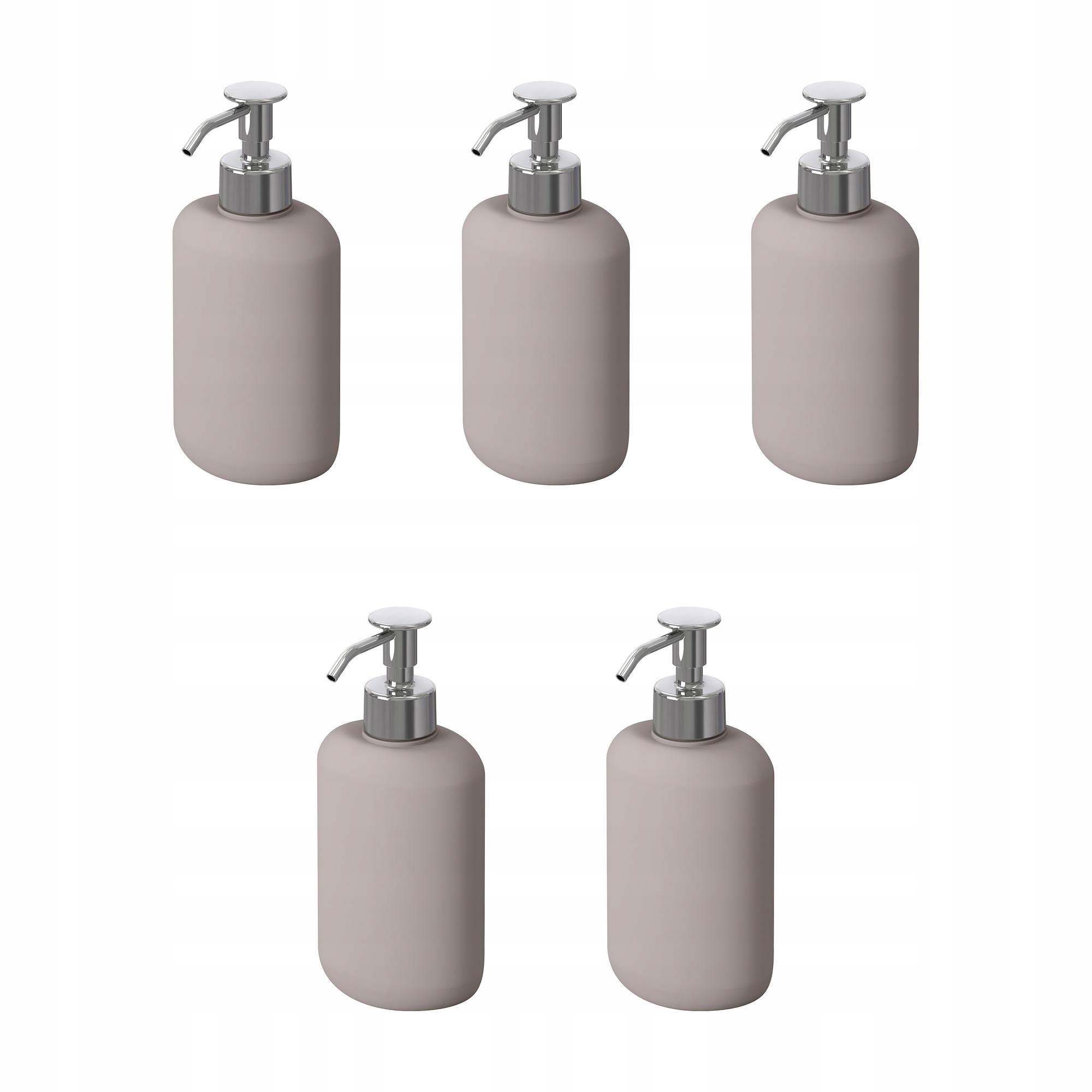 5 ks Dávkovač béžový 300 ml elegantní Ekoln