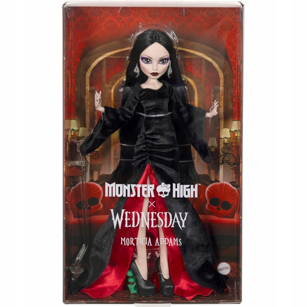 MORTICIA ADAMS MONSTER HIGH Lalka kolekcjonerska WEDNESDAY JLK99