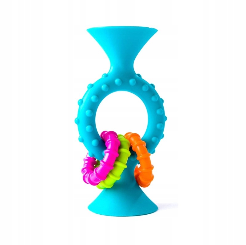 

Fat Brain Toys Bobo Przyssawka Grzechotka blue