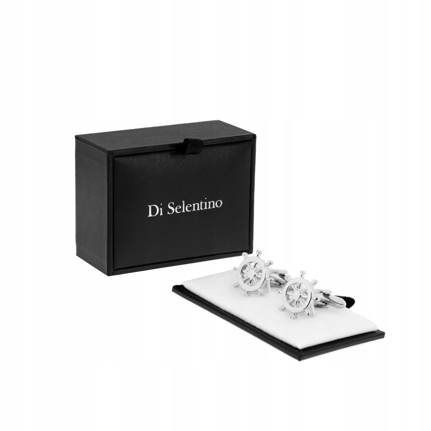 

Spinki Di Selentino mankietu koszuli ślub srebrne