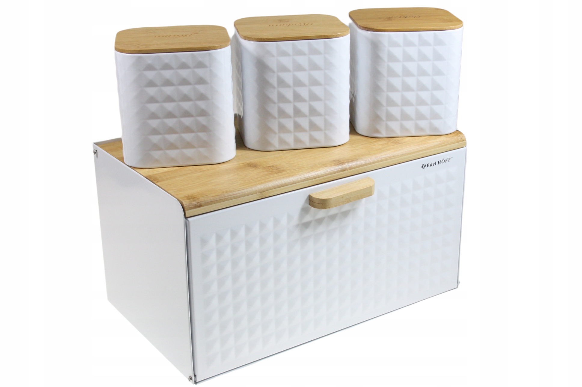 CHLEBAK + 3 POJEMNIKI KAWA HERBATA CUKIER CH10