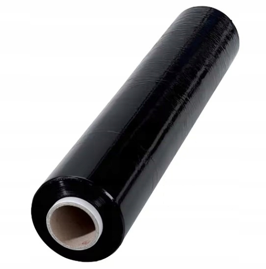 FOLIA STRETCH STRECZ rolka XL bardzo mocna CZARNA