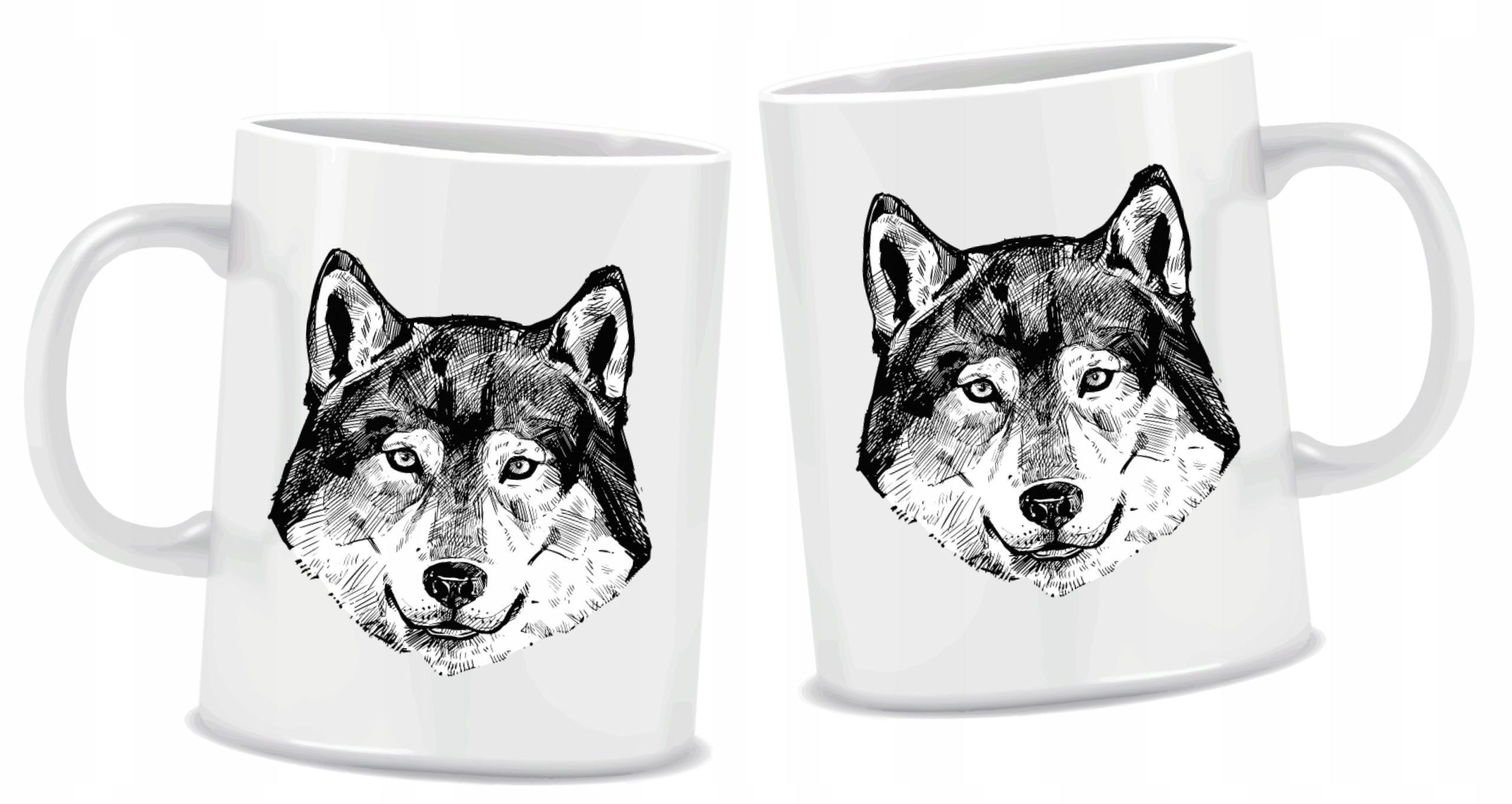 

Kubek z motywem Wilka Wilk 330ml + kartonik