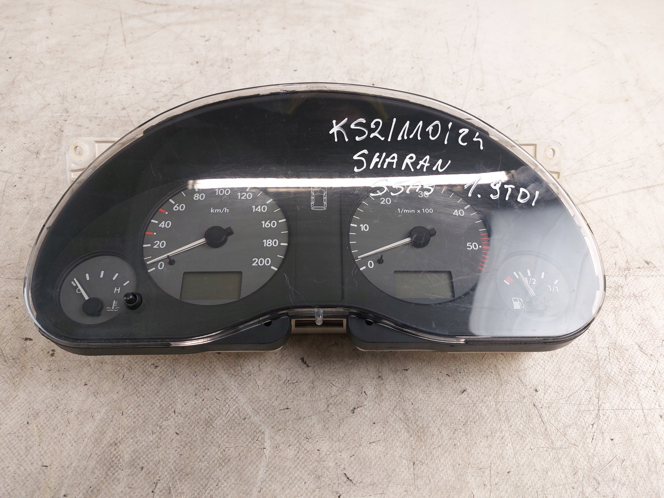 dials dials VW SHARAN and 1.9TDI