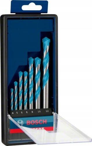 Bosch 7x Zestawy wierteł wielozadaniowych EXPERT CYL-9 MultiConstruction (do Beton, Miękkie płytki, Ø 4-12 mm, Professional Akcesoria Wiertarki/wkrętarki udarowe, Wiertarki/Wkrętarki)