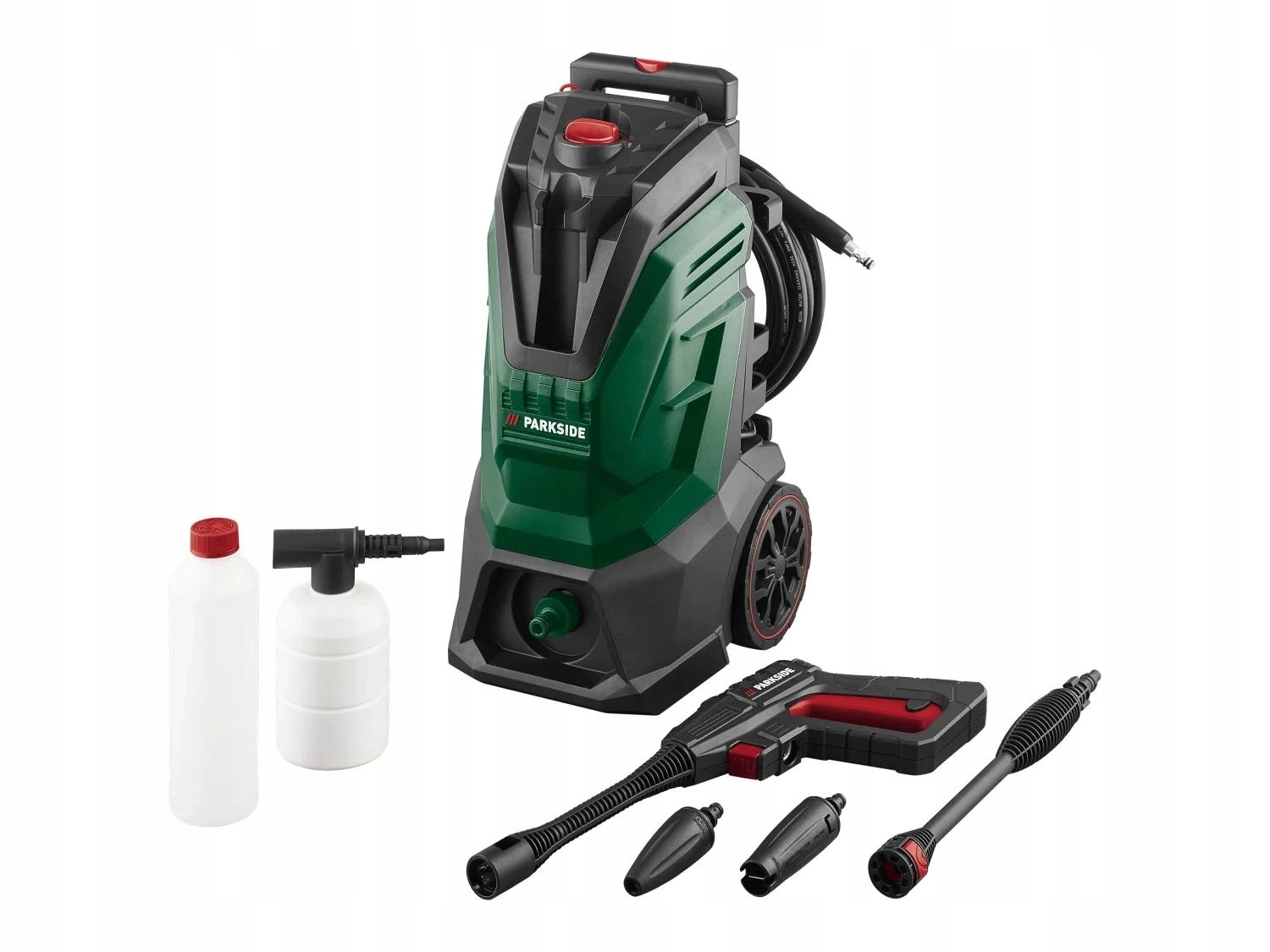 Parkside Tlaková myčka 1800W 135 Bar Phd 135 H7 s nádobkou na pěnu