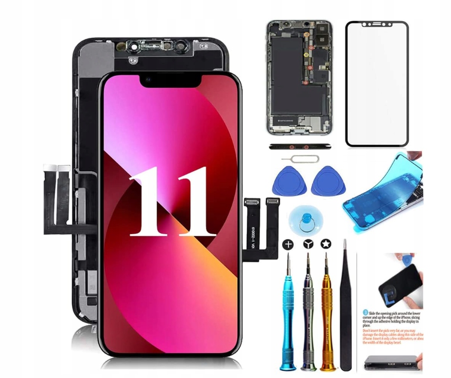 Pełny zestaw naprawczy Wymiana ekranu ekran Iphone 11