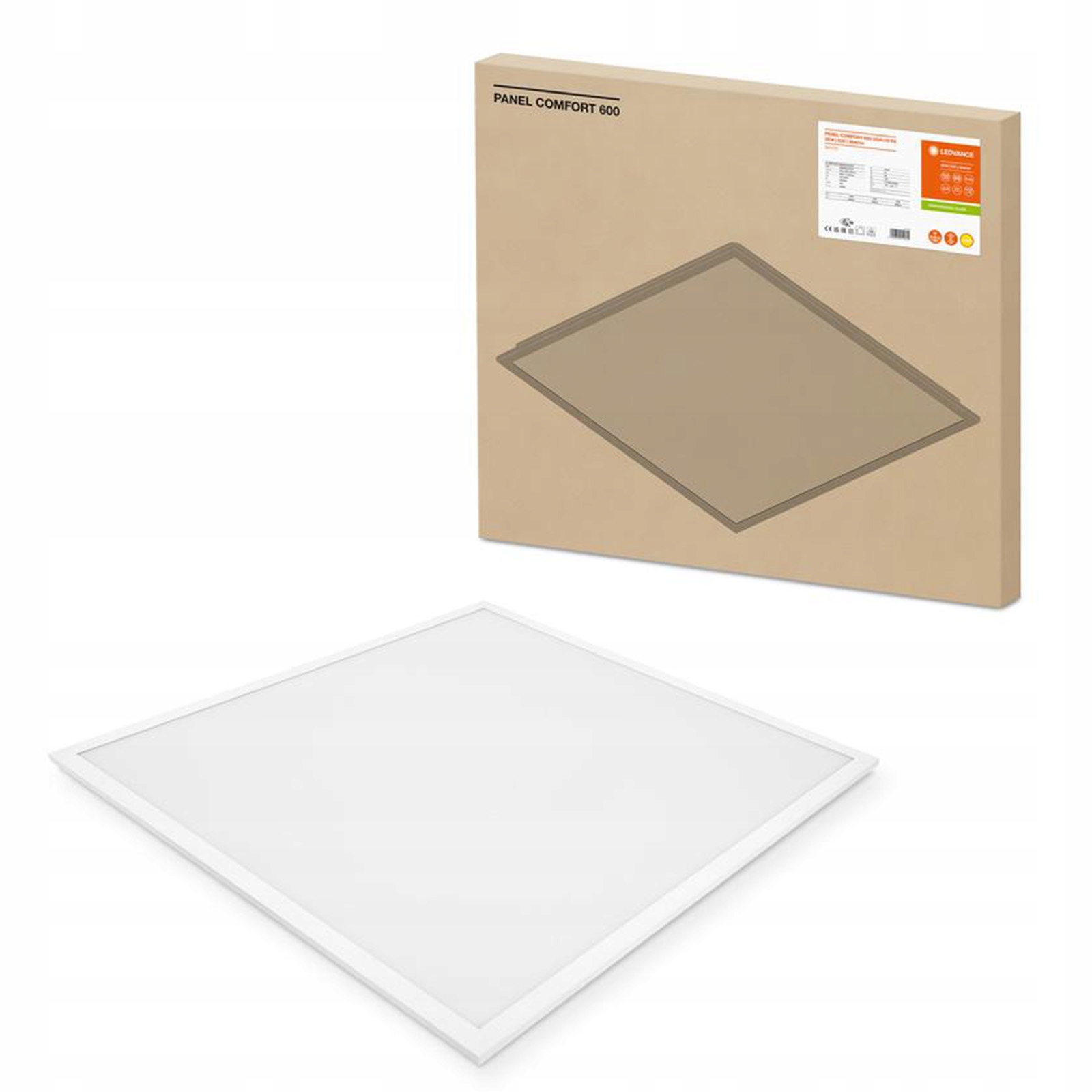 Led panel Kancelářská lampa Kaseton 28W 3640lm 3000K 60x60cm UGR19