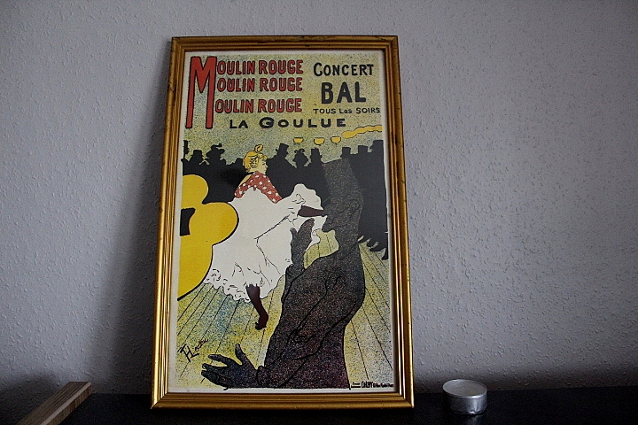 VINTAGE, REKLAMA KABARETU, PLAKAT, MOULIN ROUGE-LA GOULUE 26/135