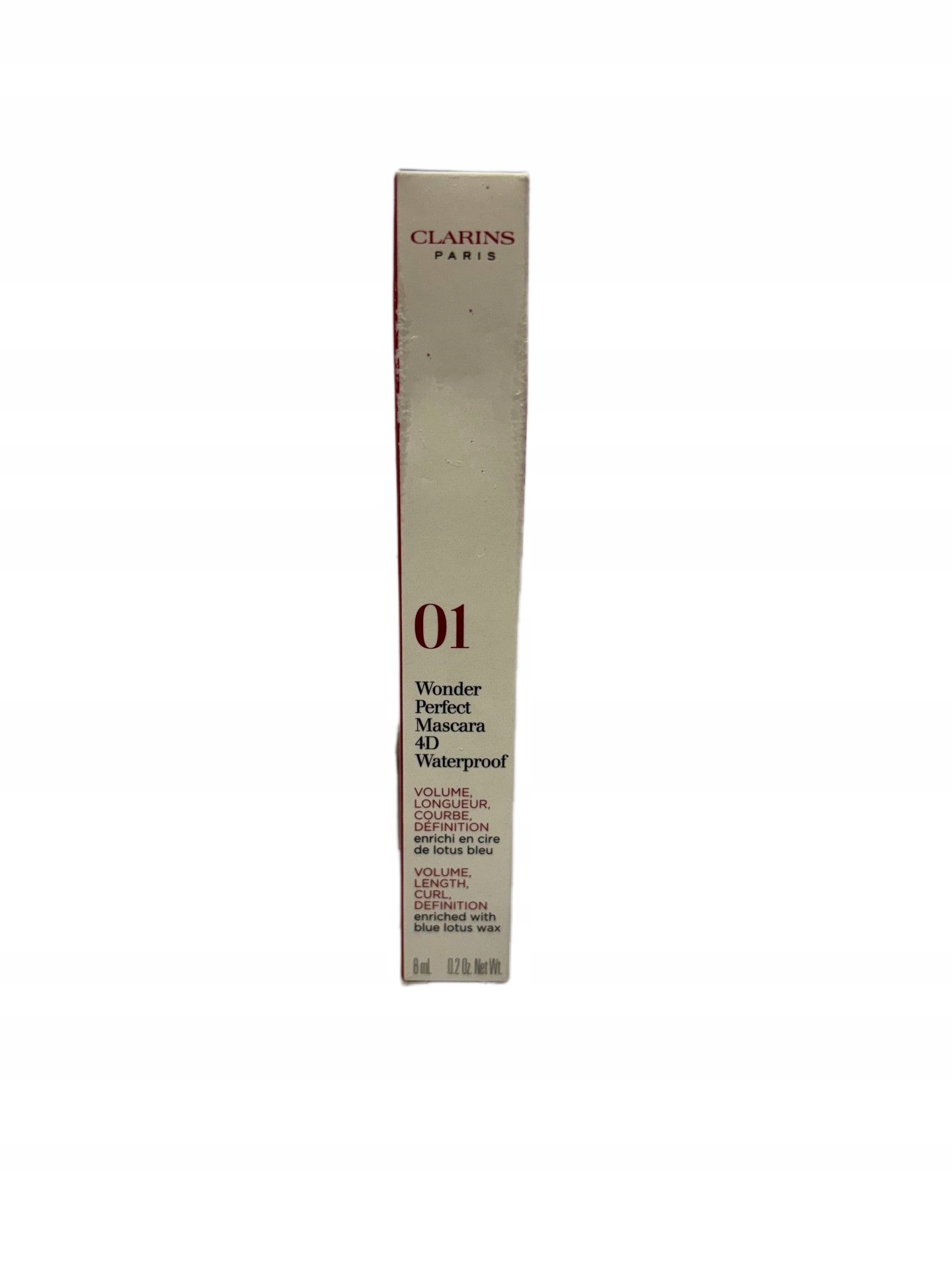 Clarins Wonder Perfect 4D Mascara 01 Black Wp